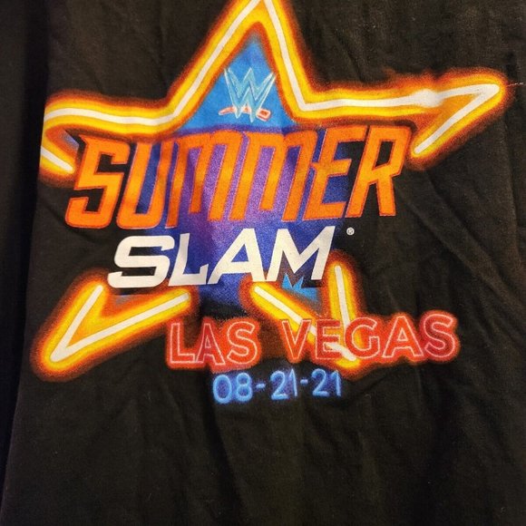 new WWE Summerslam Las Vegas T-Shirt Large L August 21, 2021 - Picture 2 of 4
